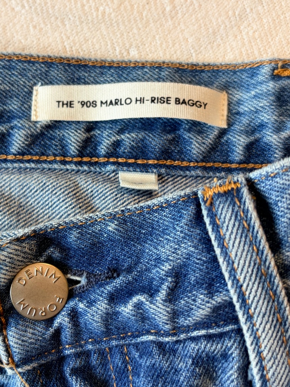 Denim Forum, Artizia, 90s Marlo Hi-Rise Baggy, Sz. 29 - Picture 4 of 8